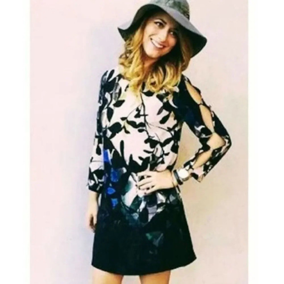 ANTHROPOLOGIE Maeve Shaded Garden Shift Dress Mini XS - Picture 7 of 7